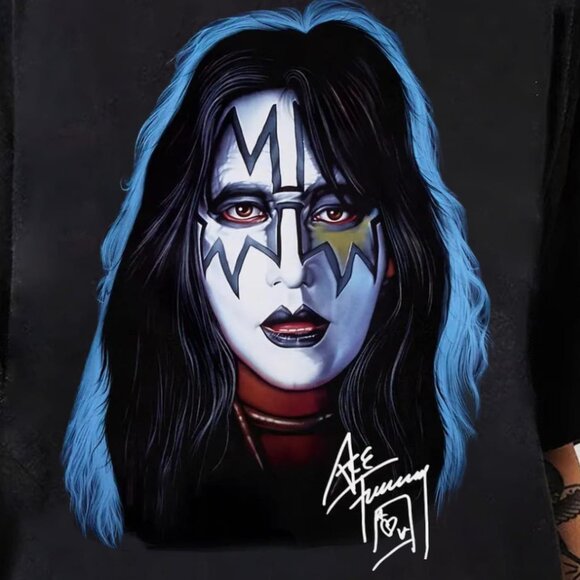 Ace Frehley Shirt, Ace Frehley Shirt, Rock and Roll Legend Tee 159 - Picture 2 of 5